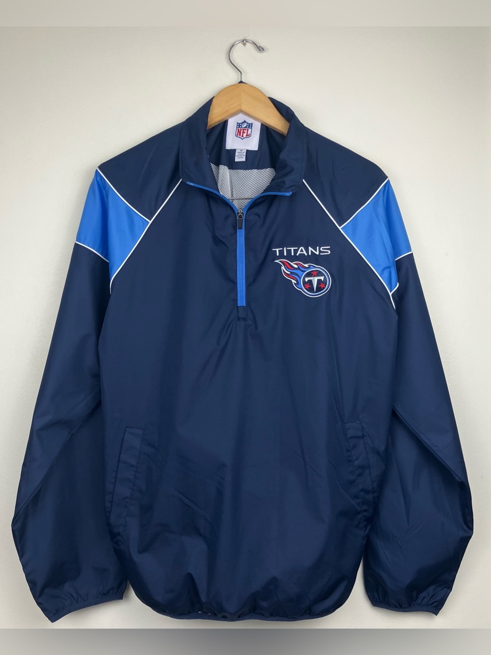 Tennessee Titans NFL Quarterzip Windbreaker Jacket